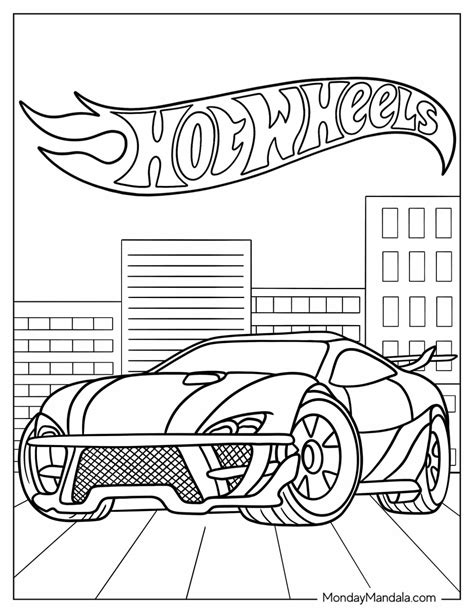 hot wheels colouring pages|Hot Wheels Coloring pages for kids (Free PDF。